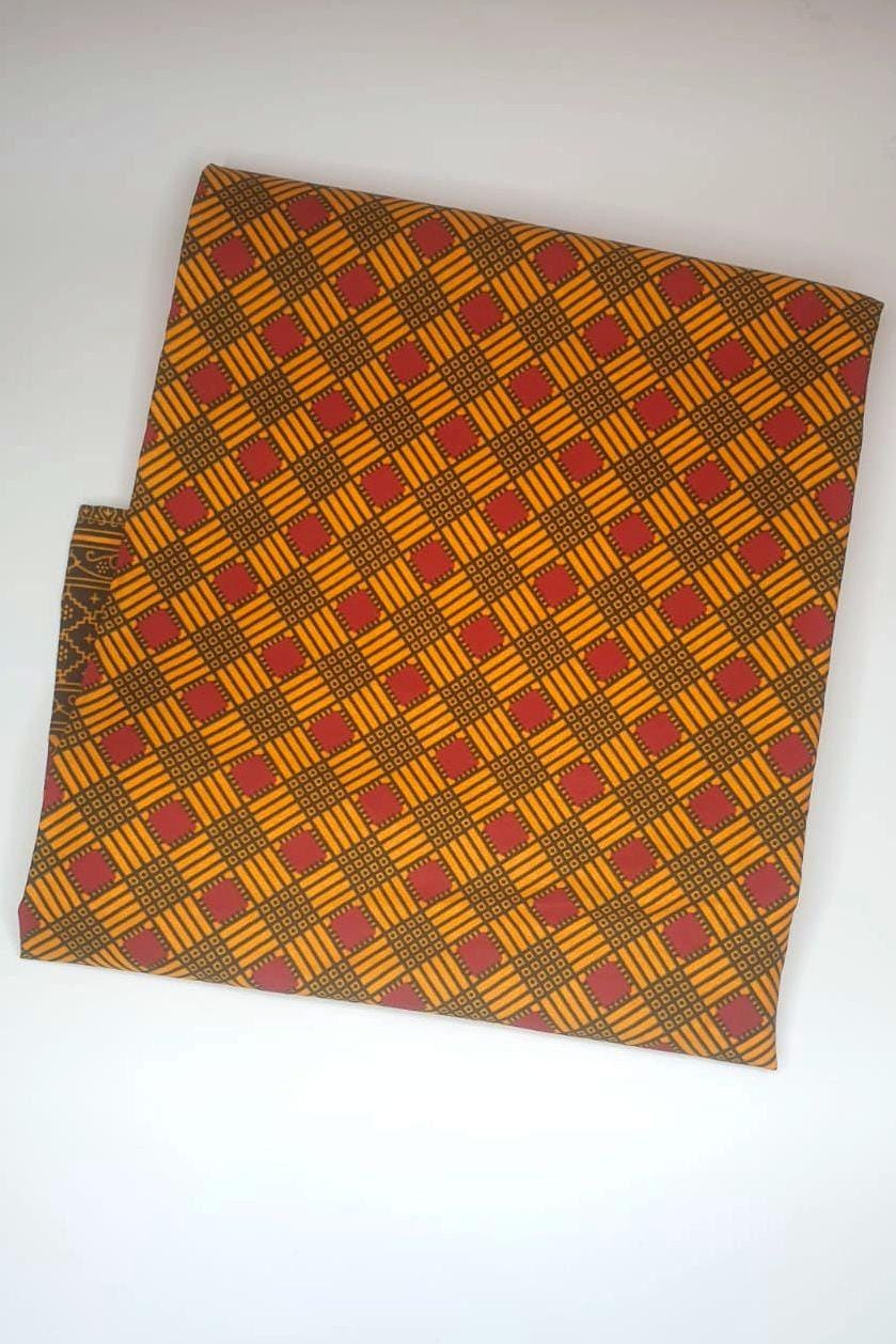 AYANDA Ankara Head Wrap detail — handcrafted in Nigeria by Naborhi