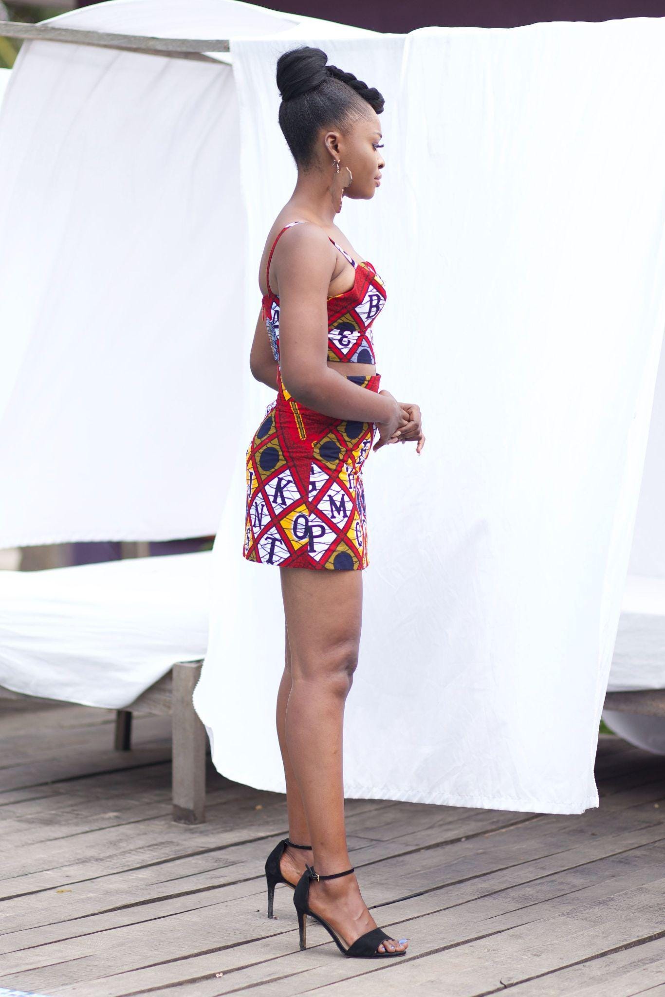 KASARACHI Ankara Crop Top — African print top by Naborhi