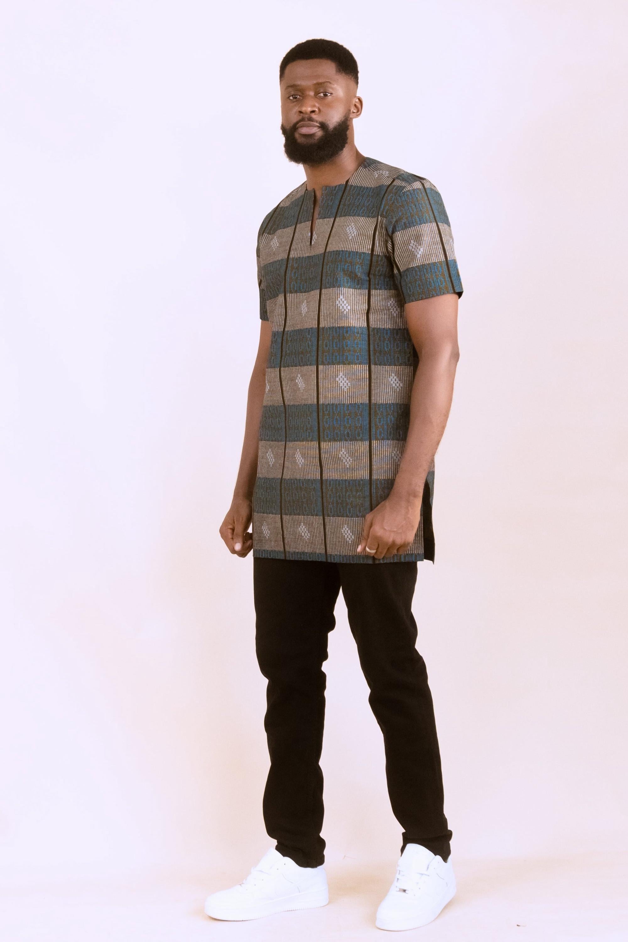 SEFU Ankara Shirt — African print shirt by Naborhi