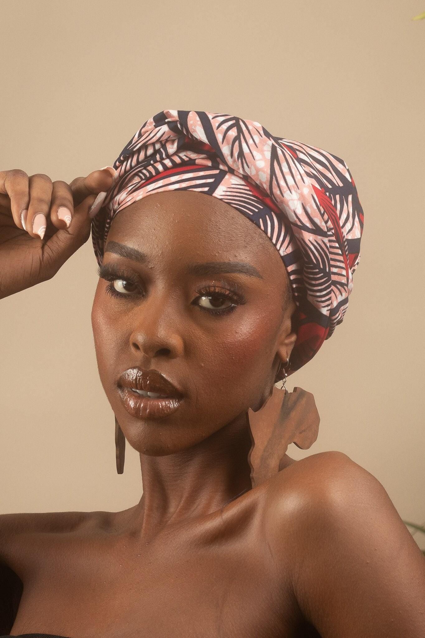 ITORO Ankara Head Wrap detail — handcrafted in Nigeria by Naborhi