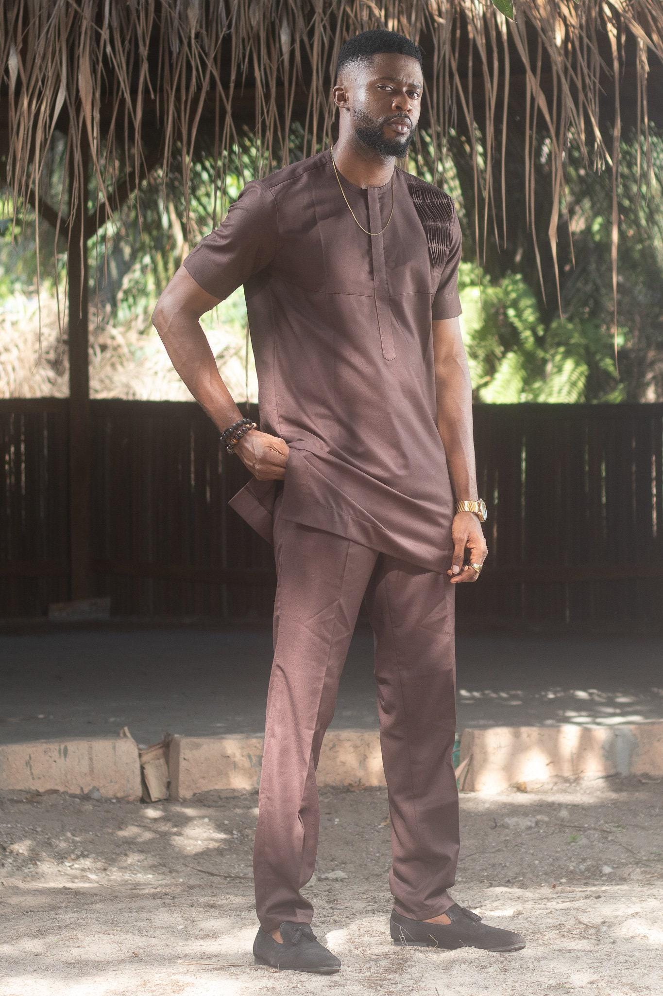 ACHOJAH African Senator Suit — men's African clothing by Naborhi