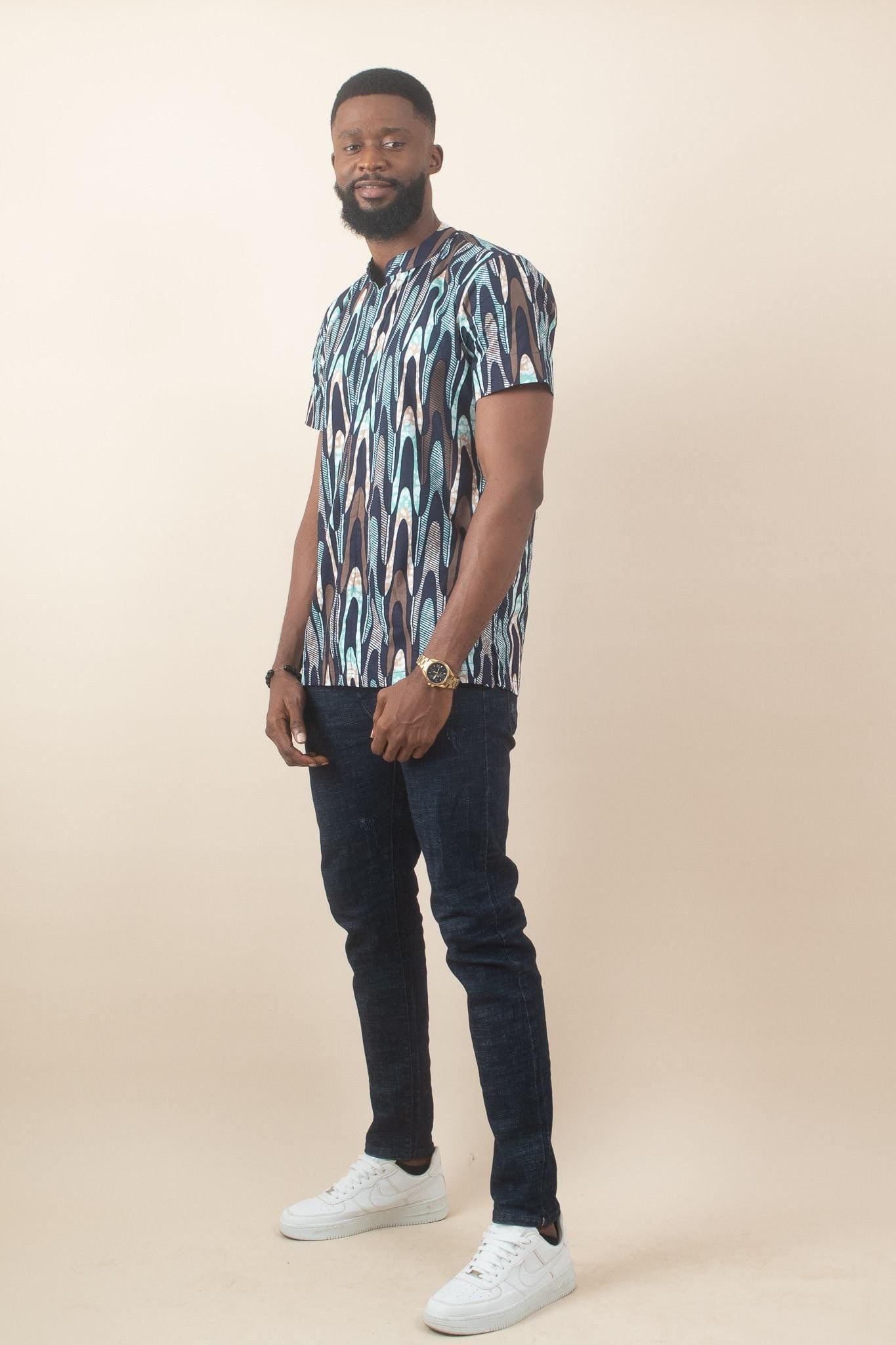 ADUNNI Ankara Shirt — African print shirt by Naborhi