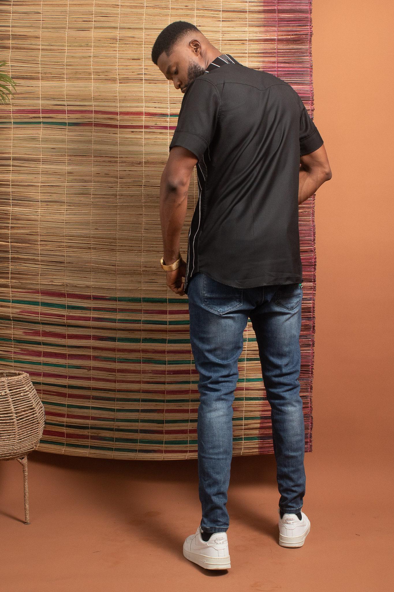 TAYO Ankara Shirt — made to order African print shirt | Naborhi