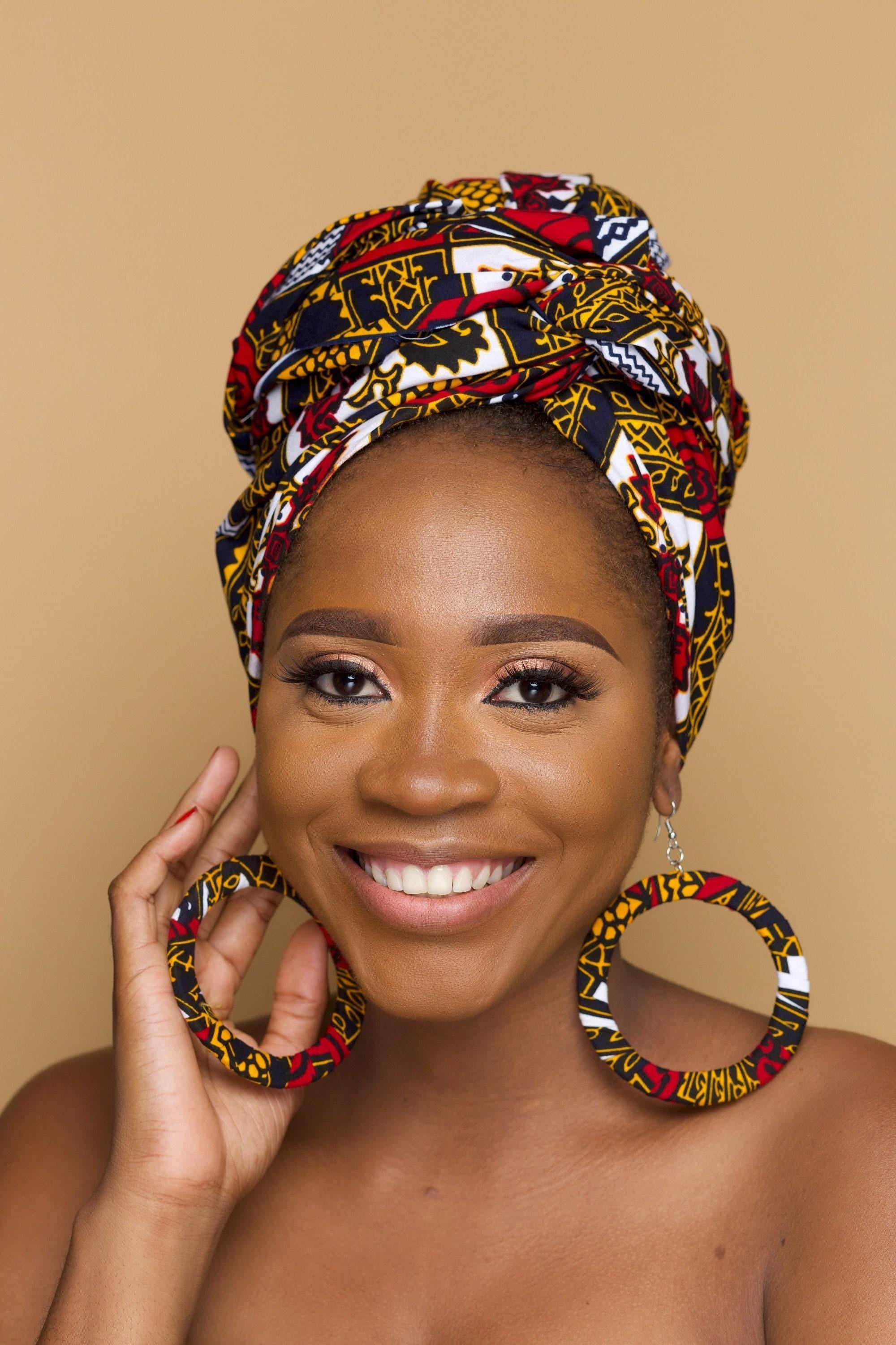 DAYO Ankara Head Wrap — African print head wrap by Naborhi