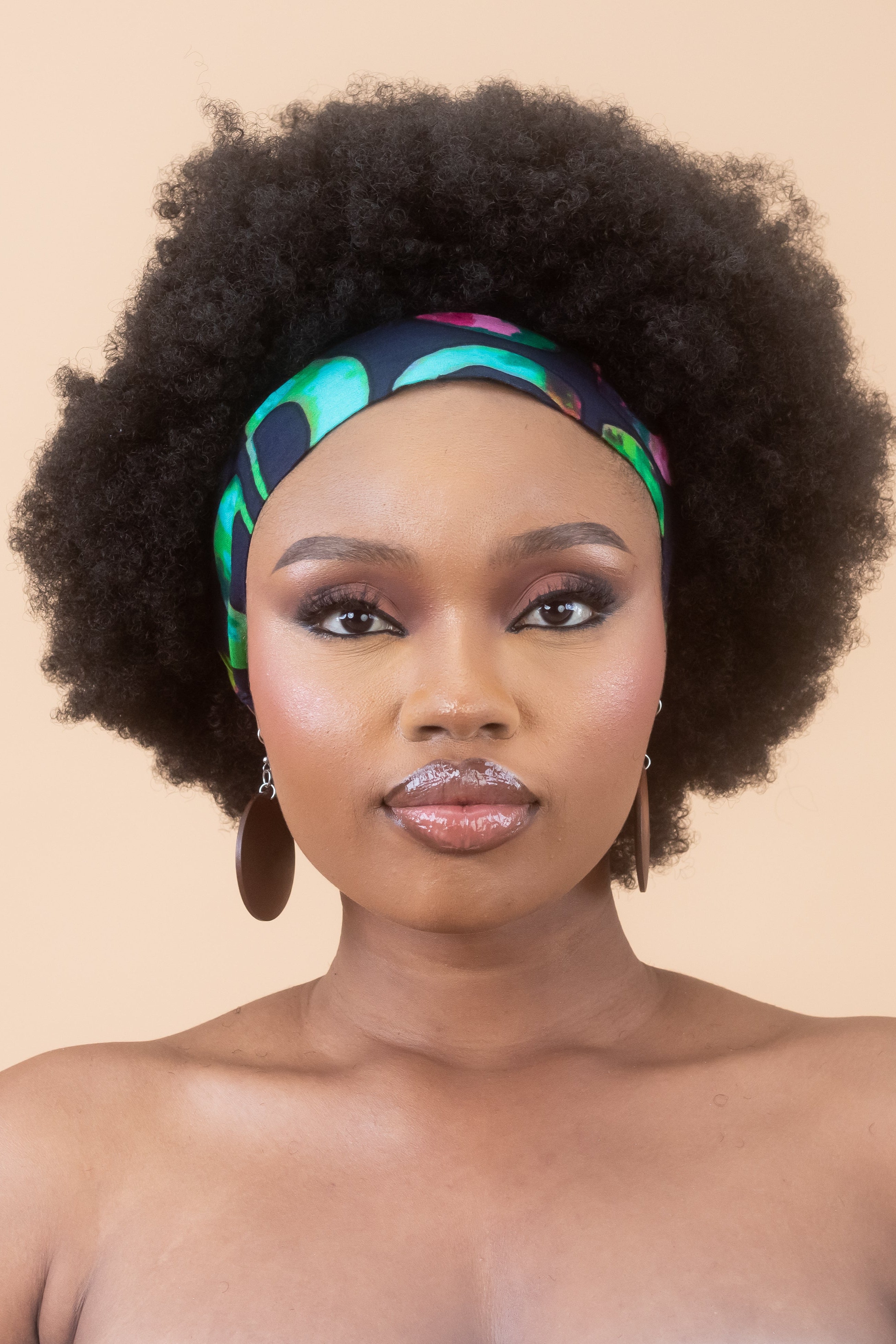 KESANDU – Ankara African Print Plain Headband
