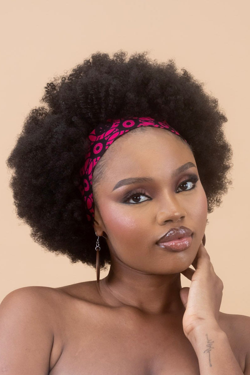 KEYAH – Ankara African Print Plain Headband