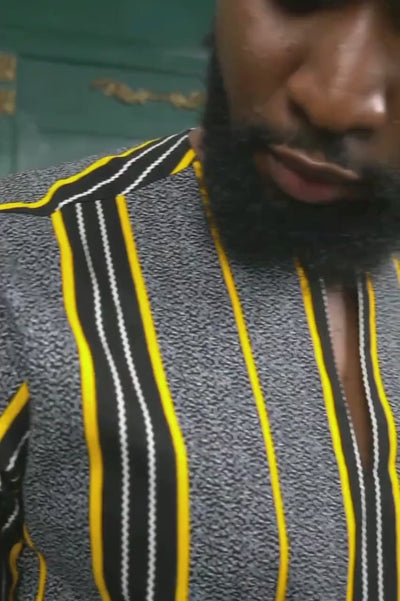 ZANO Ankara Tunic Shirt - Men — video by Naborhi
