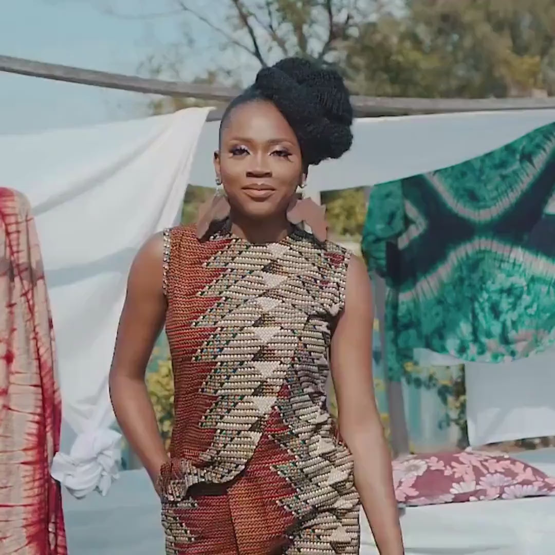 DELE Ankara Tunic Top - Women — video by Naborhi